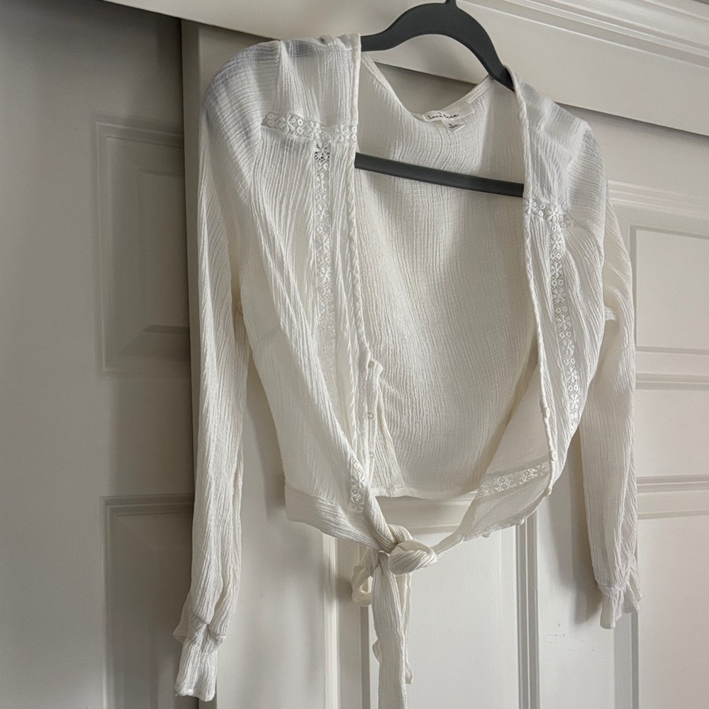 Elegant White Women's Cardigan